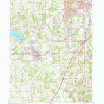 United States Geological Survey Mansfield South, OH (1961, 24000-Scale) digital map