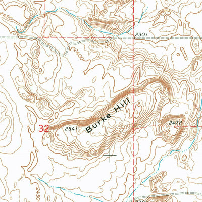 United States Geological Survey Mansfield, WA (1968, 24000-Scale) digital map