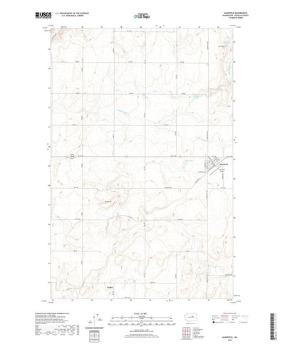 United States Geological Survey Mansfield, WA (2020, 24000-Scale) digital map