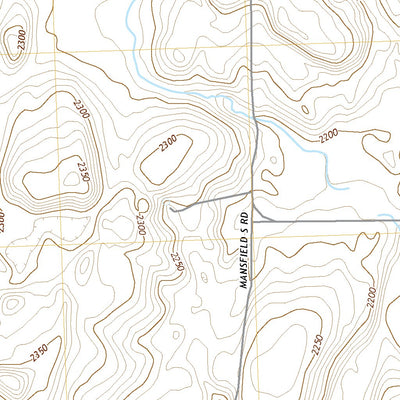 United States Geological Survey Mansfield, WA (2020, 24000-Scale) digital map