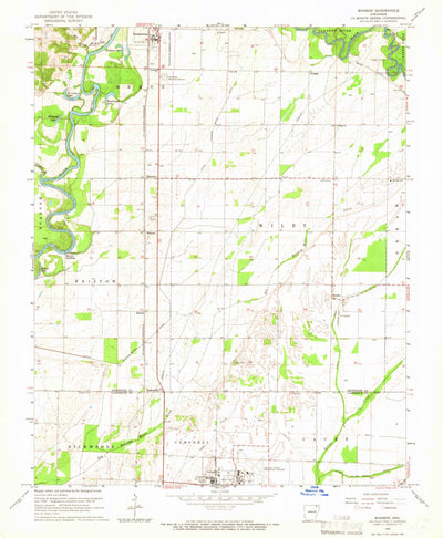 United States Geological Survey Manson, AR (1965, 24000-Scale) digital map