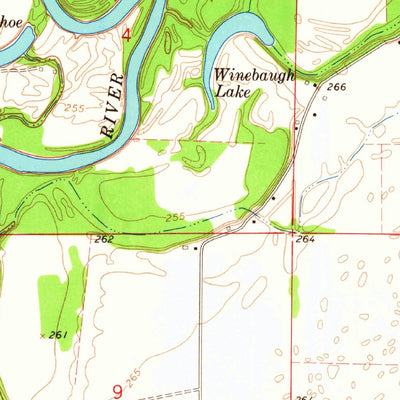 United States Geological Survey Manson, AR (1965, 24000-Scale) digital map