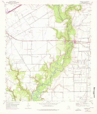 United States Geological Survey Manson, TX (1952, 24000-Scale) digital map