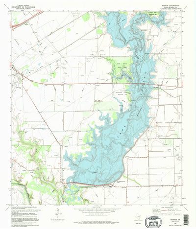 United States Geological Survey Manson, TX (1995, 24000-Scale) digital map