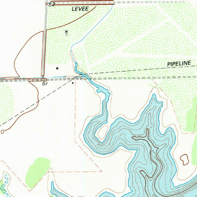 United States Geological Survey Manson, TX (1995, 24000-Scale) digital map