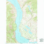 United States Geological Survey Manson, WA (1968, 24000-Scale) digital map