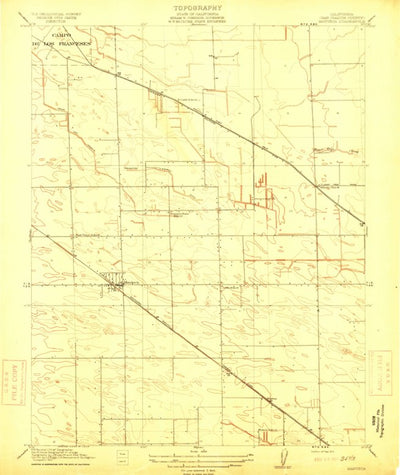 United States Geological Survey Manteca, CA (1914, 31680-Scale) digital map