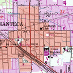 United States Geological Survey Manteca, CA (1952, 24000-Scale) digital map
