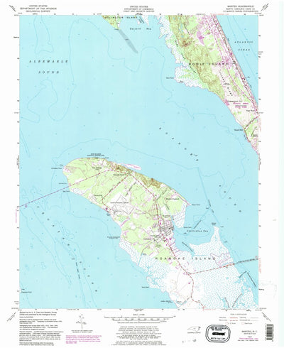 United States Geological Survey Manteo, NC (1953, 24000-Scale) digital map