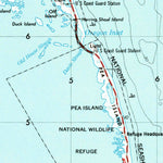 United States Geological Survey Manteo, NC (1957, 250000-Scale) digital map