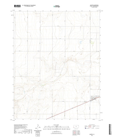 United States Geological Survey Manter, KS (2022, 24000-Scale) digital map