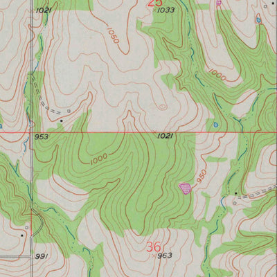 United States Geological Survey Mantey, KS (1958, 24000-Scale) digital map