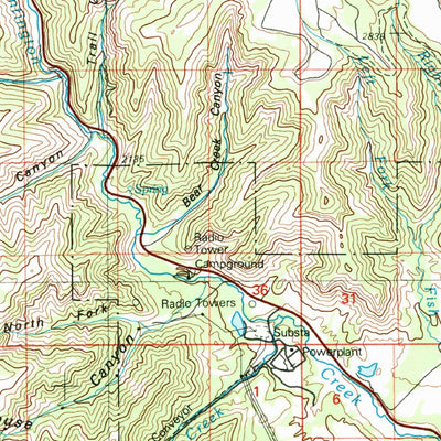 United States Geological Survey Manti, UT (1981, 100000-Scale) digital map