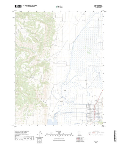 United States Geological Survey Manti, UT (2023, 24000-Scale) digital map
