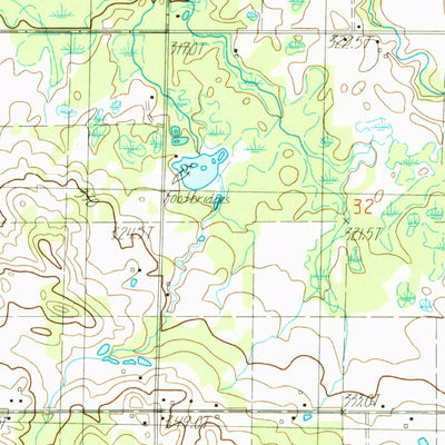 United States Geological Survey Manton, MI (1983, 25000-Scale) digital map