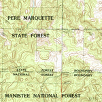 United States Geological Survey Manton, MI (1983, 25000-Scale) digital map