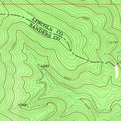 United States Geological Survey Mantrap Fork, MT (1966, 24000-Scale) digital map
