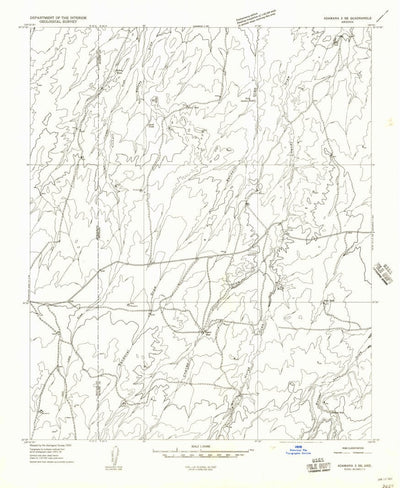 United States Geological Survey Manuel Seep, AZ (1955, 24000-Scale) digital map