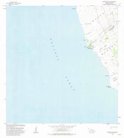 United States Geological Survey Manuka Bay, HI (1981, 24000-Scale) digital map