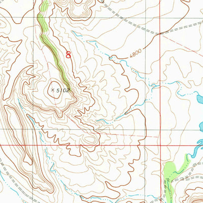 United States Geological Survey Manville NE, WY (1981, 24000-Scale) digital map