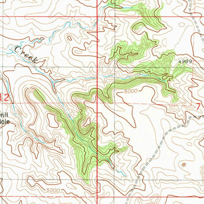 United States Geological Survey Manville NE, WY (1981, 24000-Scale) digital map
