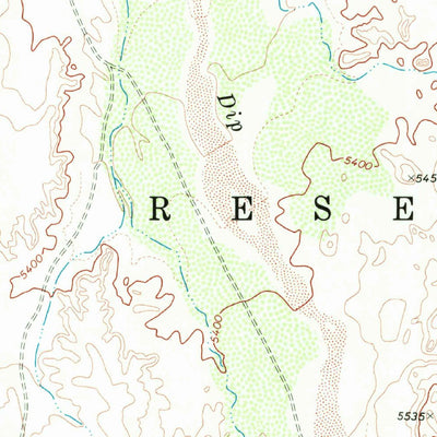 United States Geological Survey Many Farms, AZ (1968, 24000-Scale) digital map