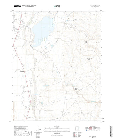 United States Geological Survey Many Farms, AZ (2021, 24000-Scale) digital map