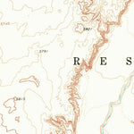 United States Geological Survey Many Farms SW, AZ (1968, 24000-Scale) digital map