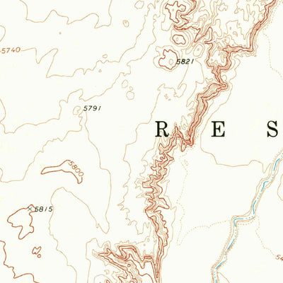 United States Geological Survey Many Farms SW, AZ (1968, 24000-Scale) digital map