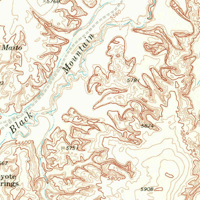 United States Geological Survey Many Farms SW, AZ (1968, 24000-Scale) digital map
