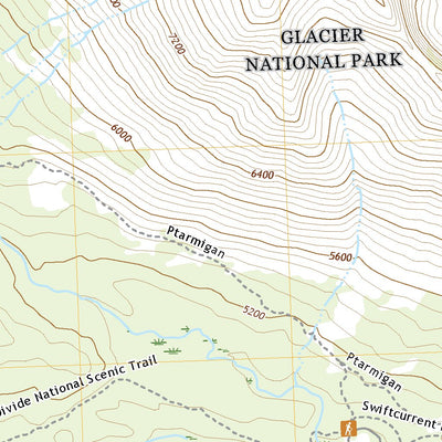 United States Geological Survey Many Glacier, MT (2020, 24000-Scale) digital map