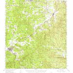 United States Geological Survey Many, LA (1957, 62500-Scale) digital map