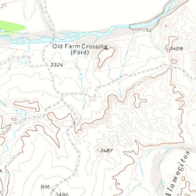 United States Geological Survey Many Post Camp, TX (1971, 24000-Scale) digital map