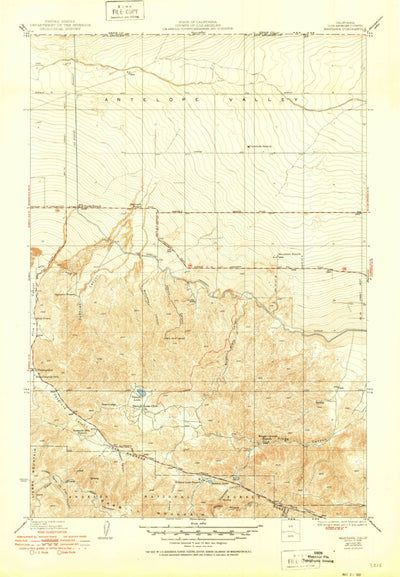 United States Geological Survey Manzana, CA (1938, 24000-Scale) digital map