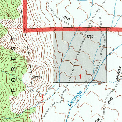 United States Geological Survey Manzanar, CA (1994, 24000-Scale) digital map