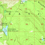 United States Geological Survey Manzanita Lake, CA (1956, 62500-Scale) digital map