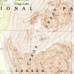 United States Geological Survey Manzanita Lake, CA (1985, 24000-Scale) digital map