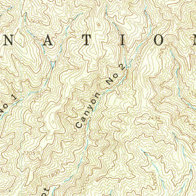 United States Geological Survey Manzanita Mountain, CA (1964, 24000-Scale) digital map