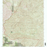 United States Geological Survey Manzanita Mountain, CA (1995, 24000-Scale) digital map