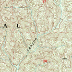 United States Geological Survey Manzanita Mountain, CA (1995, 24000-Scale) digital map
