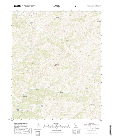 United States Geological Survey Manzanita Mountain, CA (2018, 24000-Scale) digital map