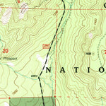 United States Geological Survey Manzano Peak, NM (1995, 24000-Scale) digital map