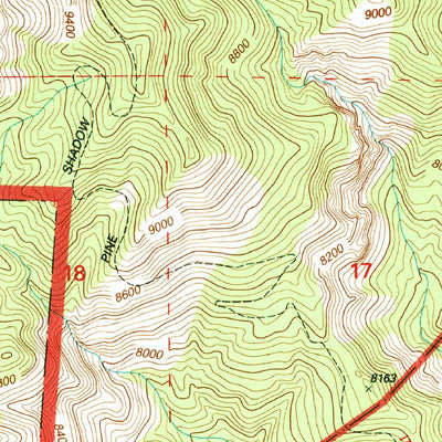 United States Geological Survey Manzano Peak, NM (1995, 24000-Scale) digital map