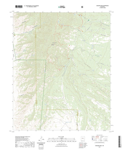 United States Geological Survey Manzano Peak, NM (2023, 24000-Scale) digital map