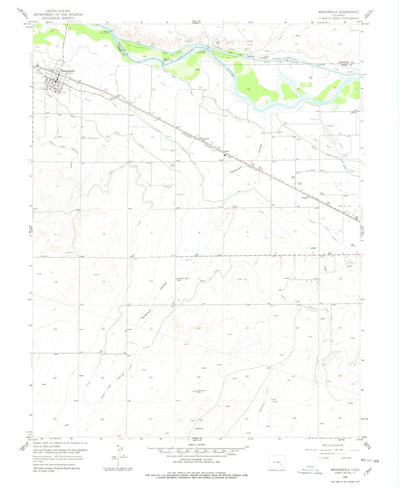 United States Geological Survey Manzanola, CO (1954, 24000-Scale) digital map
