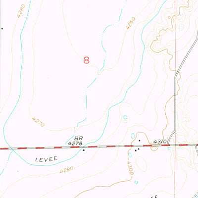 United States Geological Survey Manzanola, CO (1954, 24000-Scale) digital map