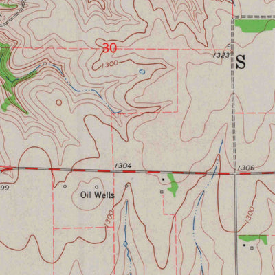United States Geological Survey Maple City, KS (1964, 24000-Scale) digital map