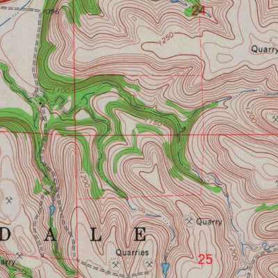 United States Geological Survey Maple City, KS (1964, 24000-Scale) digital map