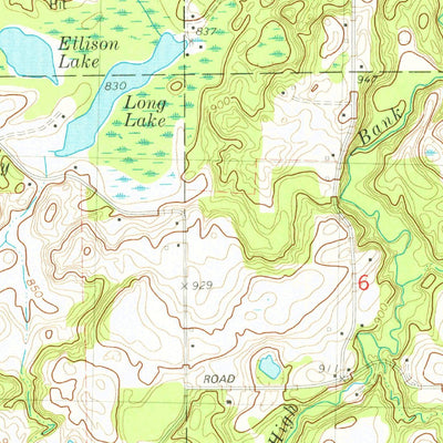 United States Geological Survey Maple Grove, MI (1981, 24000-Scale) digital map