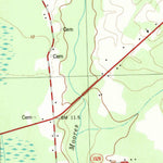 United States Geological Survey Maple Hill, NC (1981, 24000-Scale) digital map